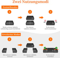 KeZaara Evőeszköztartó Fiókba 40 cm - Állítható, Kivehető Konyhai Rendszerező (36,2 x 47 cm) - Fekete Polipropilén Evőeszköz Szervező 6