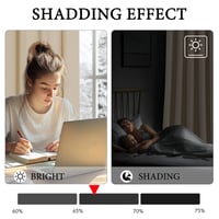 KGORGE Zatemňovacie závesy béžové, 2 ks, 245x200 cm, tepelnoizolačné s krúžkami, blackout závesy do obývačky a spálne, ochrana proti chladu, nepriehľadné 2
