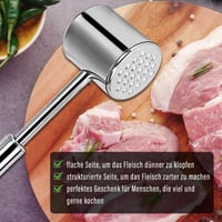 KHIINI Rozsdamentes Húsverő Kalapács Kétoldalas Schnitzel Húslágyító 3