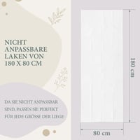 KIBERTIC 100 db Eldobható Ágynemű 80x180 cm Masszázságy Takaró Kozmetikai Ágy Fedő 2