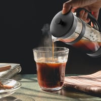 KICHLY Franciaprés Kávéfőző Rozsdamentes Szűrővel 1 Liter 8 Csésze Fekete 7