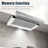 KICHPOWER 60 cm-es Páraelszívó Recirkulációs/Szívó Mód, 400 m³/h, LED Világítás, 2 Fokozat 8