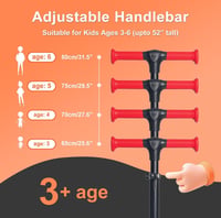Kick'n'Roll háromkerekű gyerek roller LED világító kerekekkel, összecsukható - 3-7 éves korig 5