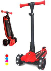 Kick'n'Roll háromkerekű gyerek roller LED világító kerekekkel, összecsukható - 3-7 éves korig 1