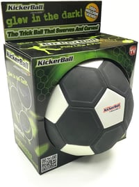 Kickerball Glow sötétben világító labda - standard méret, TV-s klasszikus 1