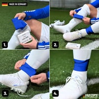 KICKTAPE Silikónový návlek na chrániče holení pre futbal – protišmykový, prateľný, odolný voči roztrhnutiu, vo veľkostiach pre mužov, ženy aj deti 6
