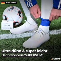 KICKTAPE Silikónový návlek na chrániče holení pre futbal – protišmykový, prateľný, odolný voči roztrhnutiu, vo veľkostiach pre mužov, ženy aj deti 2