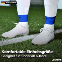 KICKTAPE Silikónový návlek na chrániče holení pre futbal – protišmykový, prateľný, odolný voči roztrhnutiu, vo veľkostiach pre mužov, ženy aj deti 3