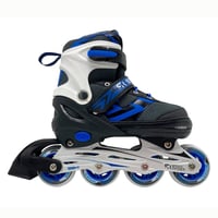 Inline korčule Kids Globe Street Rider, hliníkový rám ABEC7 – modro-čierne – veľkosť 37-40 2