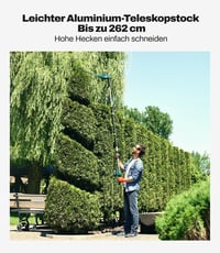 KIESBOHR CSL401 Akumulátoros Sövényvágó 41cm Makita 18V Kompatibilis 6