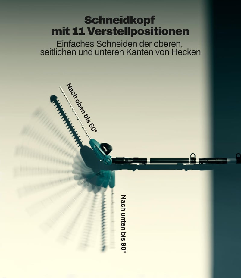KIESBOHR CSL401 Akumulátoros Sövényvágó 41cm Makita 18V Kompatibilis