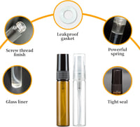 Kieswan 15 db üveg parfüm spray palack szett 3/5/10 ml utazáshoz 3