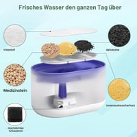 Kigniote 12 ks filtrov pre fontánu pre mačky Petlibro Capsule PLWF002 2,1 l 2