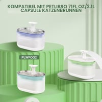 Kigniote 12 ks filtrov pre fontánu pre mačky Petlibro Capsule PLWF002 2,1 l 6