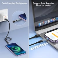 Adaptér kigpozi Lightning na USB-C, 2 ks – rýchle nabíjanie a prenos dát pre iPhone 3