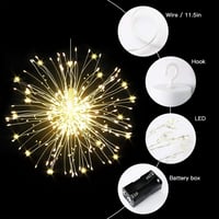 KIKILIVE LED Tűzijáték Fényfüzér 8 Módú Távirányítóval 4db Vízálló 2