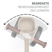 Bicicletă de echilibru fără pedale Kikka Boo ZIPI cu coș, reglabilă, pentru bebeluși de 12-24 luni, bej 8