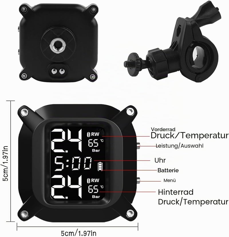 Kikuo TPMS gumiabroncs nyomásmérő rendszer 2 szenzorral