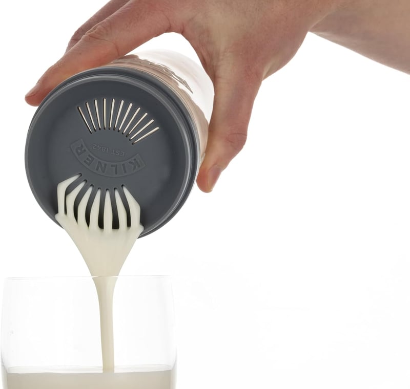 Kilner Kefir Készlet 500ml Üveg Rozsdamentes Fedéllel és Szitával