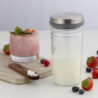 Kilner Kefir Készlet 500ml Üveg Rozsdamentes Fedéllel és Szitával 3