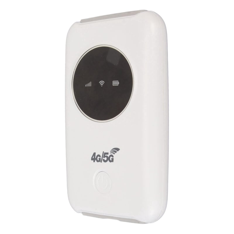 KIMISS 5G WiFi Prijenosni Router - 4G LTE USB WiFi Modem 300Mbps, Utor za Micro SIM Karticu, Baterija 3200mAh, Podrška za 10 Uređaja
