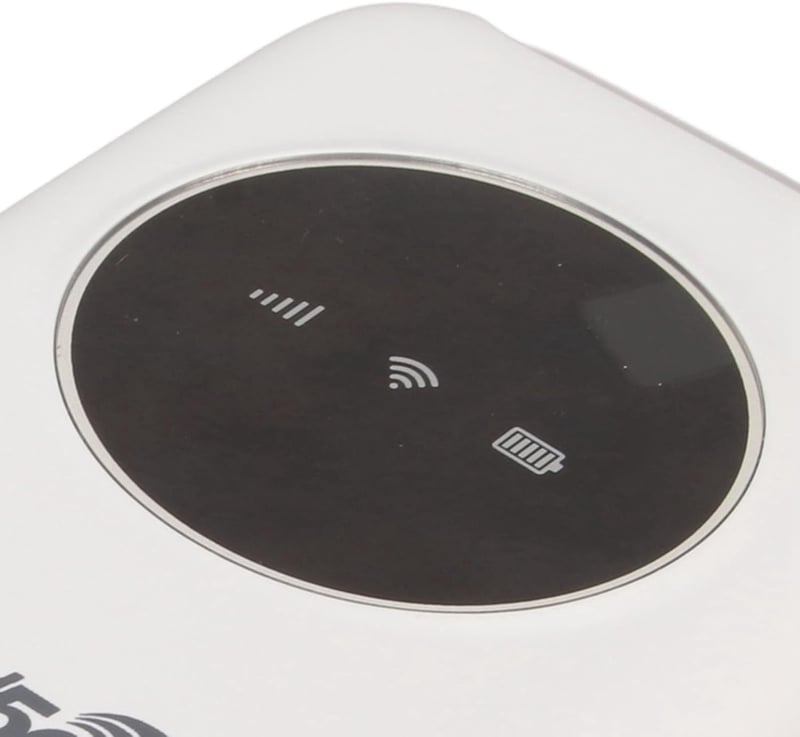 KIMISS 5G WiFi Hordozható Router - 4G LTE USB WiFi Modem 300Mbps Sebességgel, Micro SIM Kártyahely, 3200mAh Akkumulátor, 10 Eszköz Csatlakoz