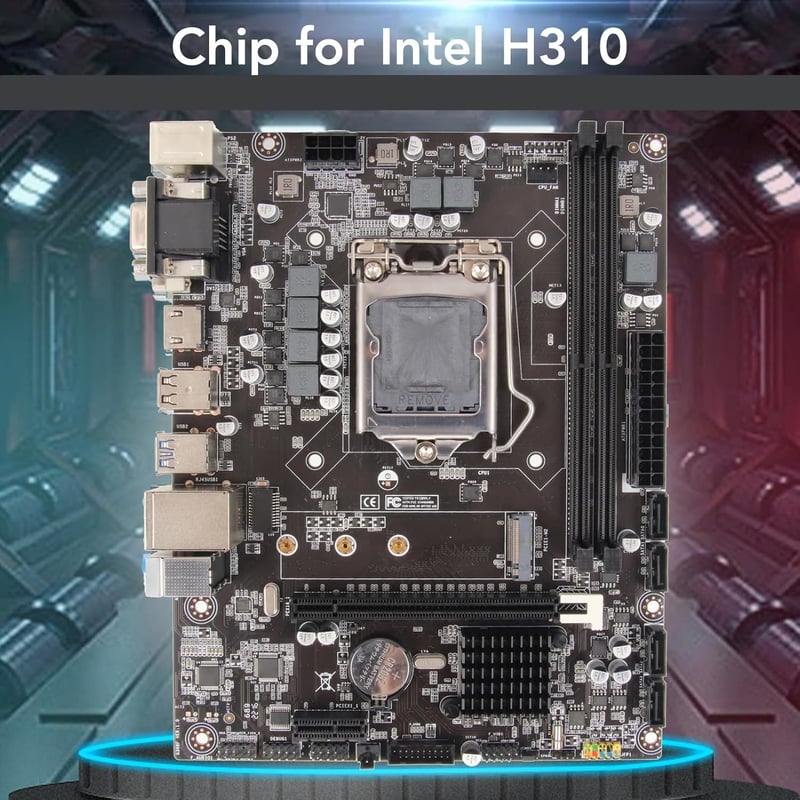 KIMISS H310 LGA 1151 Micro ATX DDR4 Alaplap 8. 9. Gen Intel