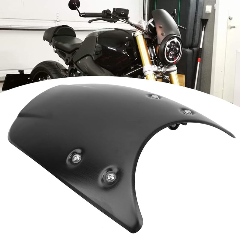 KIMISS motorkerékpár szélvédő fekete alumínium R nineT Pure Scrambler 2014-2020