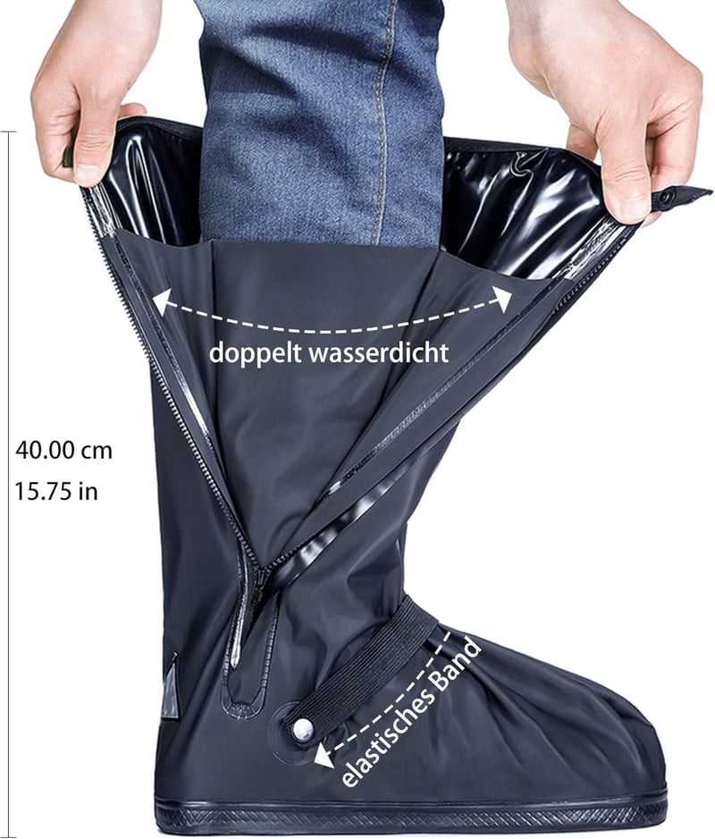 Kimlyf vízálló cipővédő esőhöz kerékpározáshoz túrázáshoz uniszex