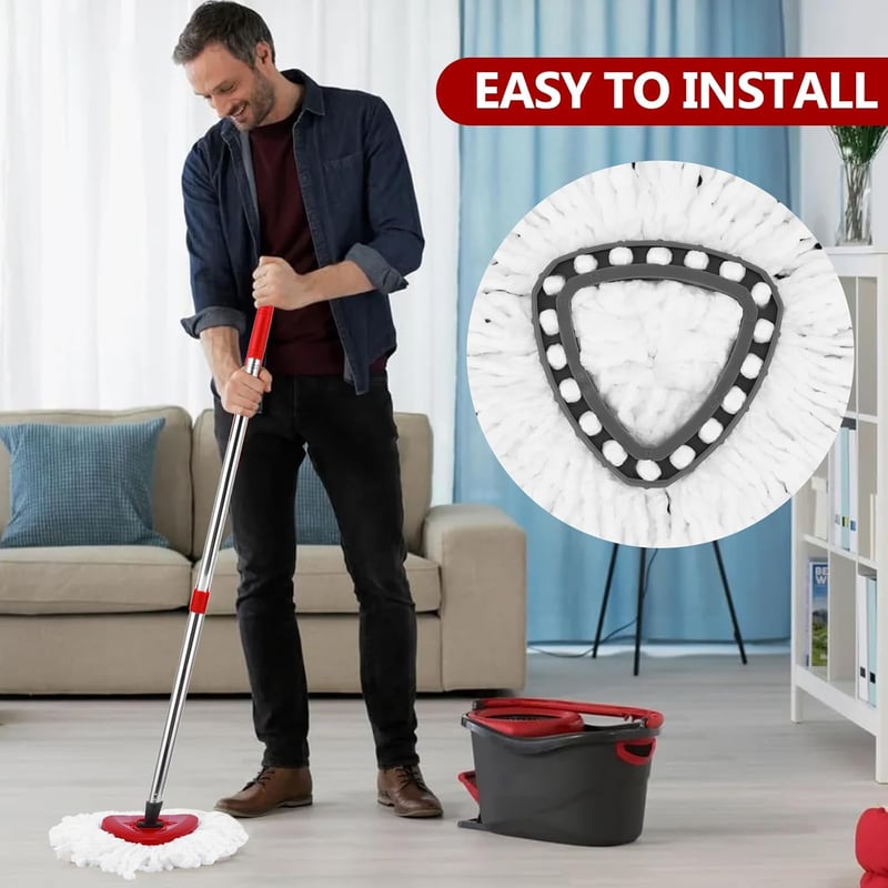 Kinberry Vileda Turbo Mop fej csomag 4db mikroszálas pótfej kefével
