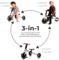 Kinderkraft 4TRIKE Egyensúlyi Kerékpár Gyerekeknek, Pedál Nélküli Bicikli Alumínium 3
