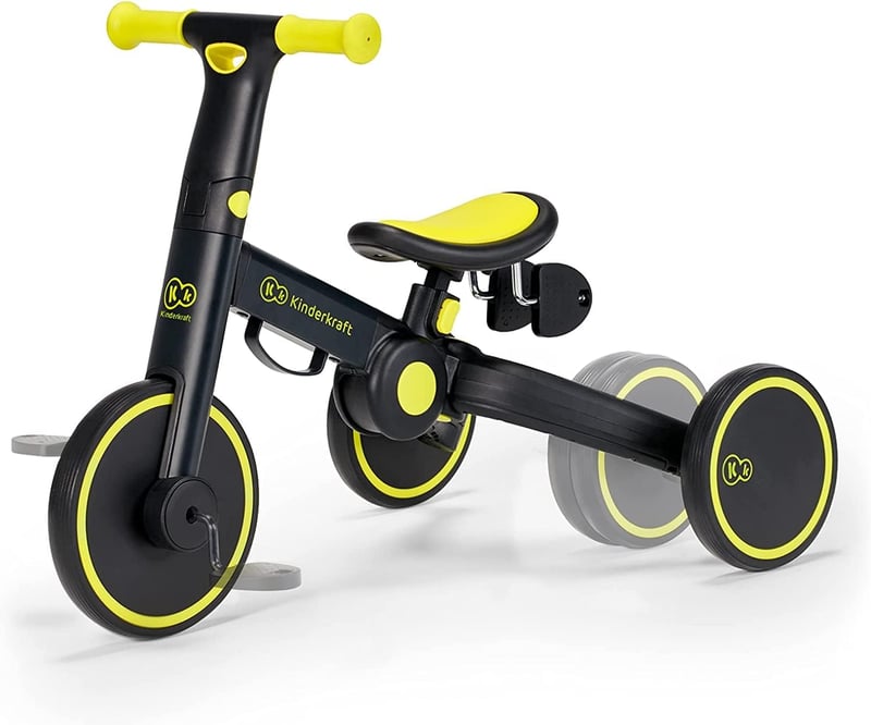 Kinderkraft 4TRIKE Egyensúlyi Kerékpár Gyerekeknek, Pedál Nélküli Bicikli Alumínium
