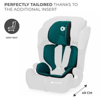 Kinderkraft Comfort UP i-Size Gyerekülés 5 pontos biztonsági övvel, állítható fejtámlával, 9-36 kg, zöld 5