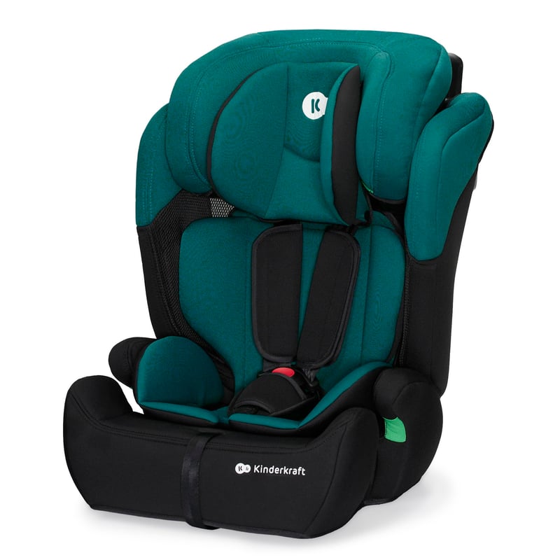 Kinderkraft Comfort UP i-Size Gyerekülés 5 pontos biztonsági övvel, állítható fejtámlával, 9-36 kg, zöld