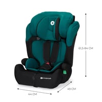 Kinderkraft Comfort UP i-Size Gyerekülés 5 pontos biztonsági övvel, állítható fejtámlával, 9-36 kg, zöld 9