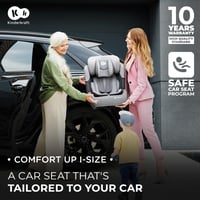 Kinderkraft Comfort UP i-Size Gyerekülés 5 pontos biztonsági övvel, állítható fejtámlával, 9-36 kg, zöld 8