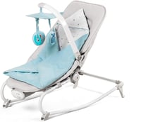 Kinderkraft FELIO elektromos babacsalád, ringató, összecsukható, vibrációs, 8 melódia, 0-18 kg, kék 1