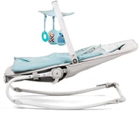 Kinderkraft FELIO elektromos babacsalád, ringató, összecsukható, vibrációs, 8 melódia, 0-18 kg, kék 2
