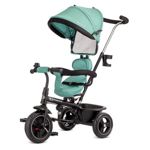 Tricicletă/cărucior 3 în 1 Kinderkraft Freeway - 9 luni-5 ani, verde