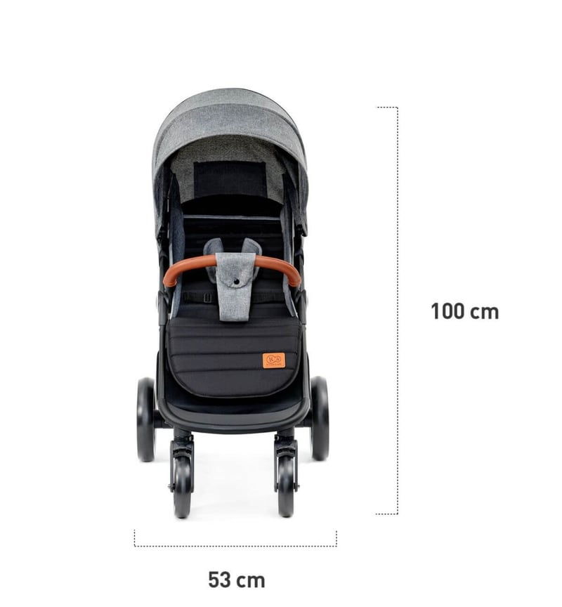Kinderkraft Grande Babakocsi Újszülöttől 15 kg-ig, Fekvő Pozícióval