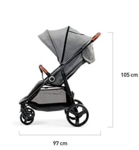 Kinderkraft Grande Babakocsi Újszülöttől 15 kg-ig, Fekvő Pozícióval 6