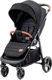 Kinderkraft Grande Plus Babakocsi Újszülöttől 22 kg-ig, Fekvő Pozíció, Egykéz Összecsukható 1