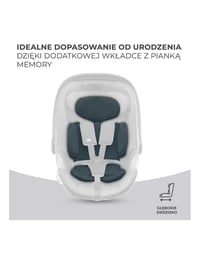 Kinderkraft I-Care i-Size Autósülés 0-13 kg Fekete 40-87 cm, ISOFIX alap nélkül 8