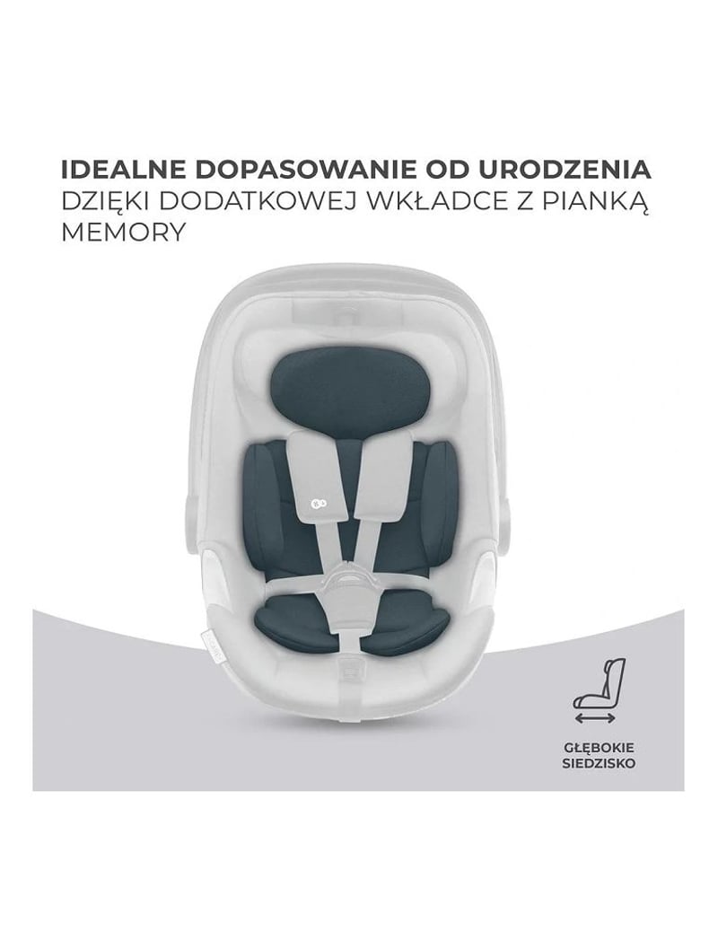 Kinderkraft I-Care i-Size Autósülés 0-13 kg Fekete 40-87 cm, ISOFIX alap nélkül