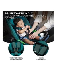 Kinderkraft I-Care i-Size Autósülés 0-13 kg Fekete 40-87 cm, ISOFIX alap nélkül 10