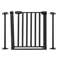 Poartă de siguranță pentru scări și uși Kinderkraft LockGO, fără găurire, 75-103 cm, deschidere la 90 de grade, închidere dublă, negru 10