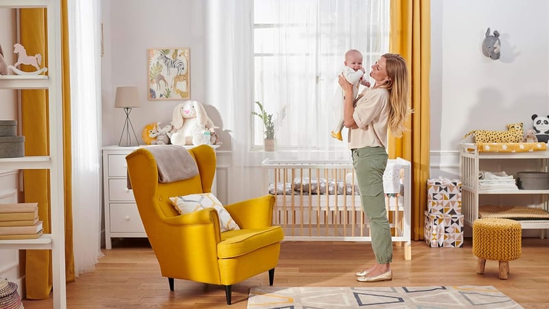 Kinderkraft Lunky XL fa babaágy 140x75 cm, 3 szintes magasságállítás