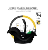 KINDERKRAFT Mink Pro Black Autósülés 0-13 kg i-Size Biztonsági Ülés, ISOFIX alap nélkül 2