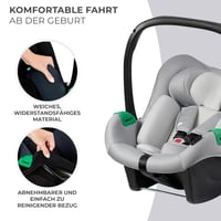 Kinderkraft Mink Pro i-Size Autóülés 40-75 cm Szürke ISOFIX Nélkül 6