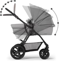 Kinderkraft MOOV CT 3az1-ben Babakocsi Autósülés Kombinációval, Összecsukható, 26 kg-ig, Fekvő Pozíció 10